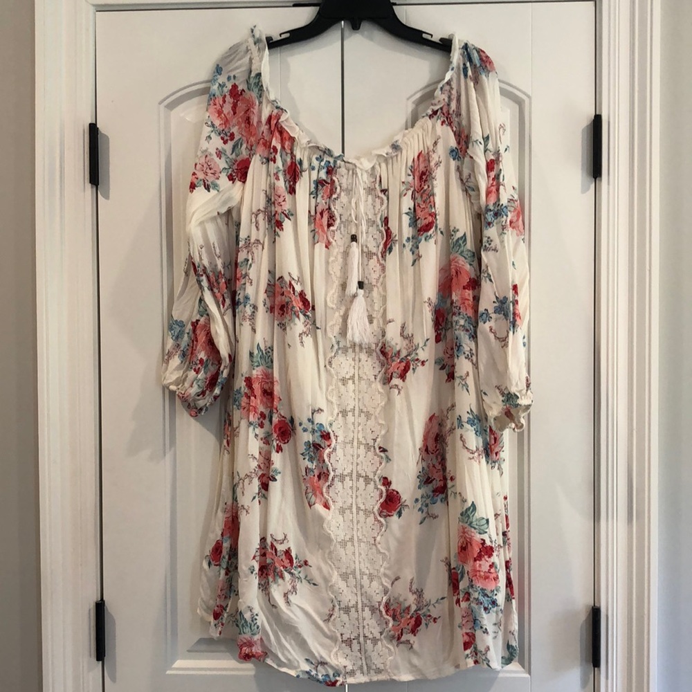 Off the shoulder dress